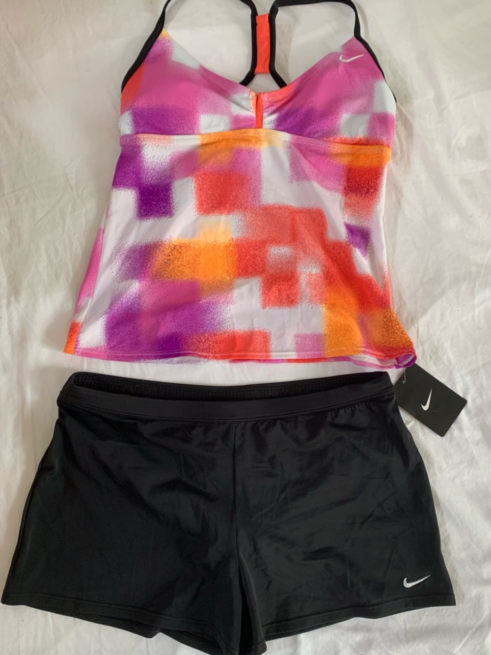 Nike Colorblock Tankini Top